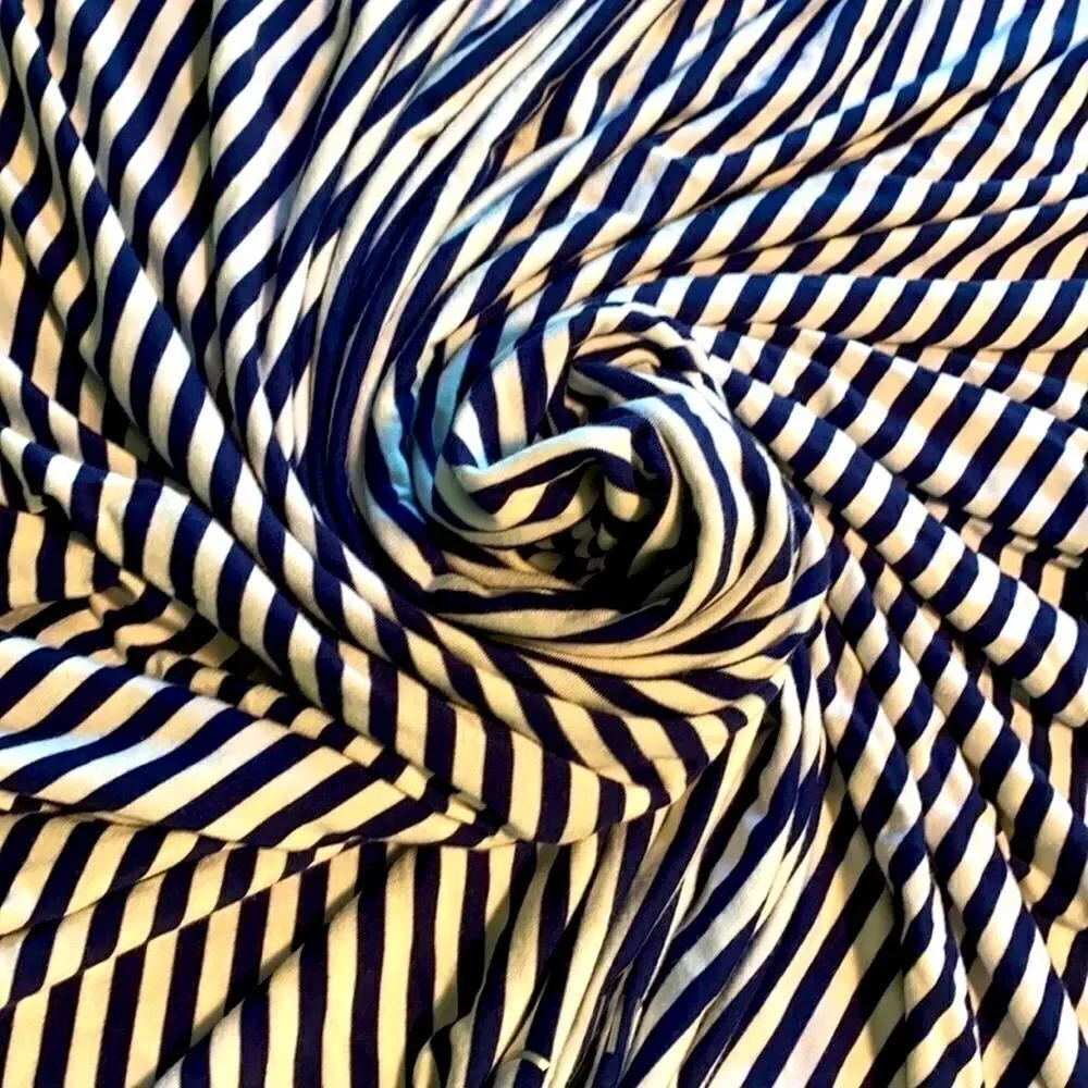 Calvin Klein navy & white stripe soft infinity